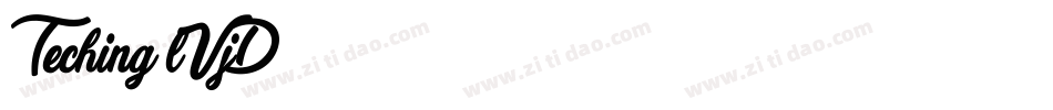Teching-lVjD字体转换