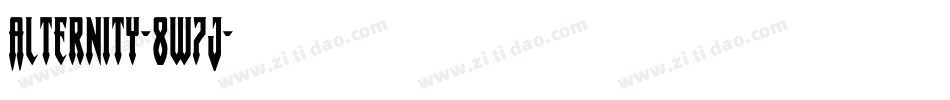 Alternity-8w7J字体转换