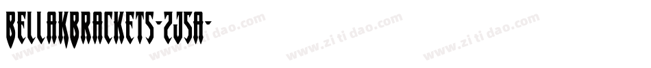BellaKBrackets-zj5a字体转换