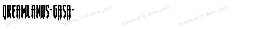 Dreamlands-6A5A字体转换