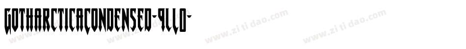 GotharcticaCondensed-9lL0字体转换
