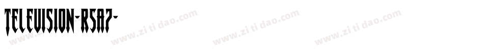Television-r5a7字体转换