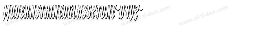 Modernstainedglass2tone-d9VZ字体转换