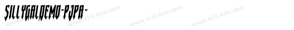 SillyGalDemo-pJpa字体转换 SillyGalDemo-pJpa字体转换