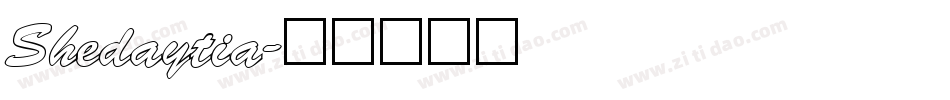 Shedaytia字体转换
