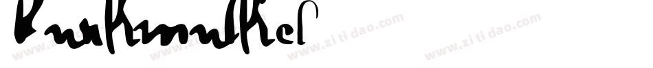 Runkmuskel字体转换