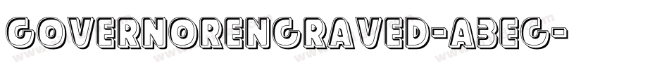 GovernorEngraved-a3eg字体转换