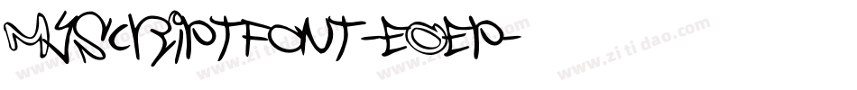 Myscriptfont-eOep字体转换