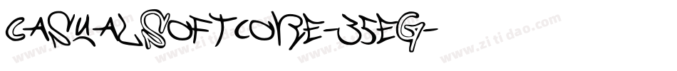 CasualSoftcore-35eG字体转换