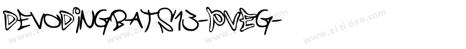DevoDingbats13-PVEg字体转换