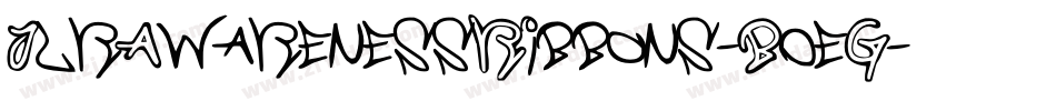 JlrAwarenessRibbons-B0eG字体转换