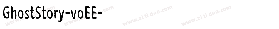 GhostStory-voEE字体转换