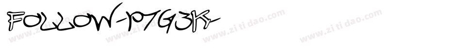 Follow-p7g3K字体转换