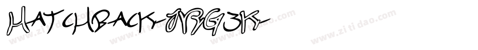 Hatchback-JRG3K字体转换