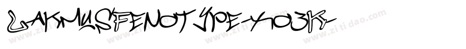 LakmusFenotype-xo3K字体转换