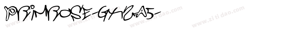 Primrose-gx2A5字体转换
