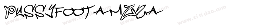 Pussyfoota-mZ2a字体转换