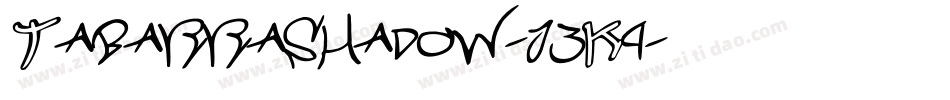 Tabarrashadow-j3K9字体转换