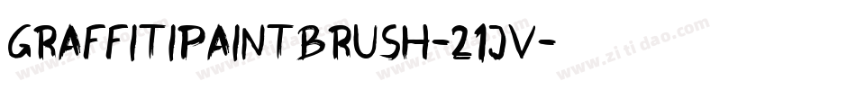 Graffitipaintbrush-21Jv字体转换