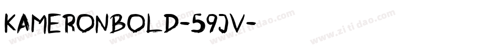 KameronBold-59Jv字体转换
