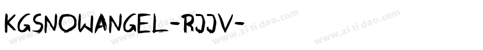 KgSnowangel-RJJv字体转换