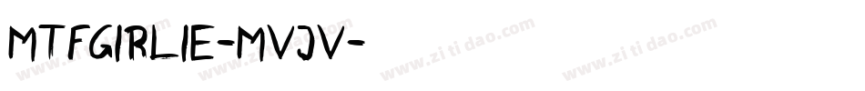 MtfGirlie-mVJv字体转换