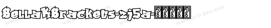 BellaKBrackets-zj5a字体转换