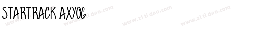 Startrack-axYog字体转换