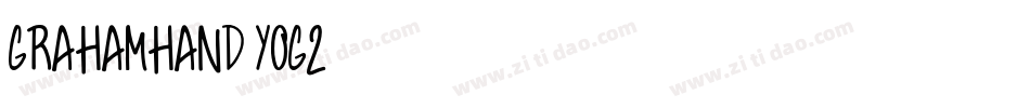 Grahamhand-YoG2字体转换