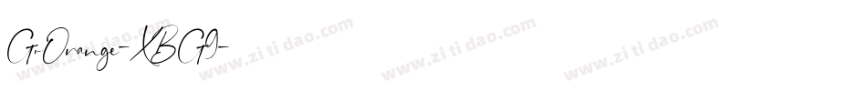 GoOrange-XBG9字体转换