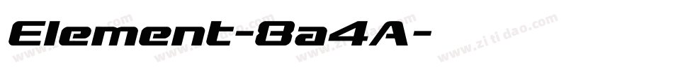 Element-8a4A字体转换