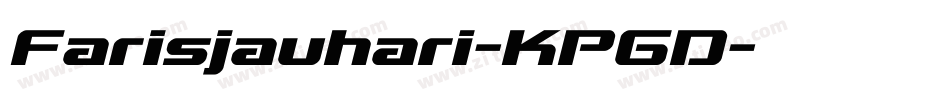 Farisjauhari-KP6D字体转换