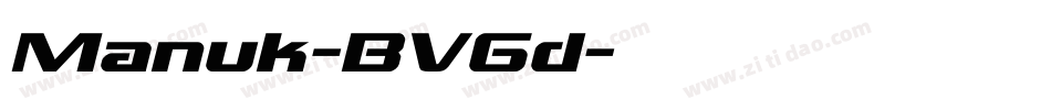 Manuk-BV6d字体转换 Manuk-BV6d字体转换