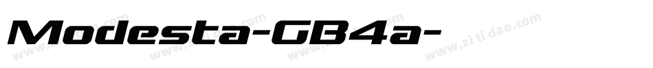 Modesta-GB4a字体转换 Modesta-GB4a字体转换