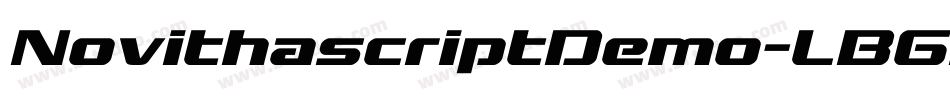 NovithascriptDemo-LB6D字体转换