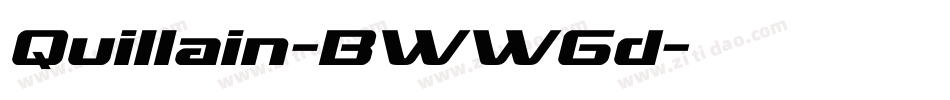 Quillain-BWW6d字体转换
