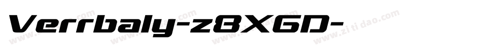 Verrbaly-z8X6D字体转换
