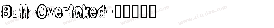 Bull-OverInked字体转换