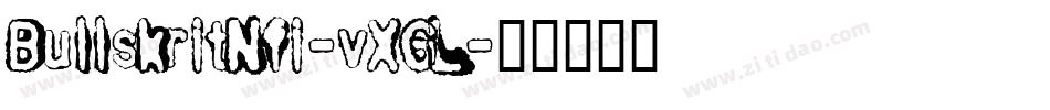 BullskritNfi-vXGL字体转换