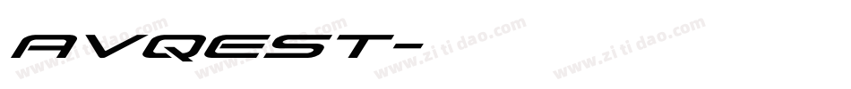 AvQest字体转换
