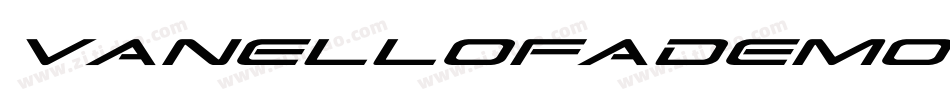 VanellofaDemo-0WvAv字体转换