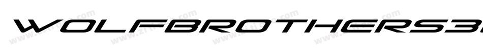 WolfBrothers3D-MnAv字体转换
