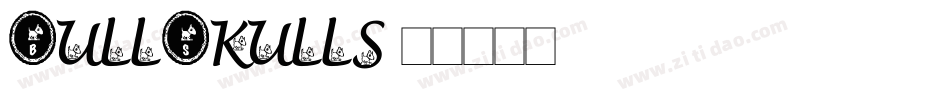 BullSkulls字体转换