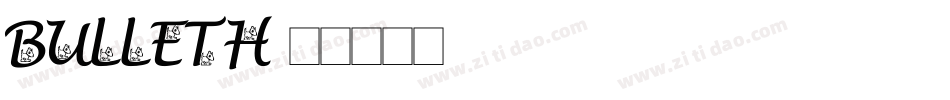 bulleth字体转换