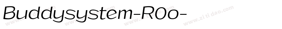 Buddysystem-R0o字体转换
