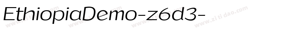 EthiopiaDemo-z6d3字体转换 EthiopiaDemo-z6d3字体转换