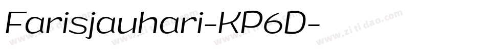 Farisjauhari-KP6D字体转换