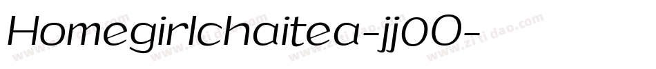 Homegirlchaitea-jj0O字体转换