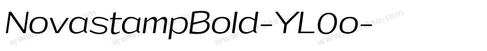 NovastampBold-YL0o字体转换 NovastampBold-YL0o字体转换