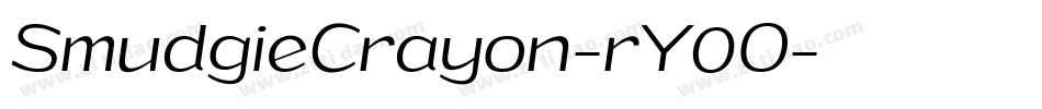 SmudgieCrayon-rY0O字体转换